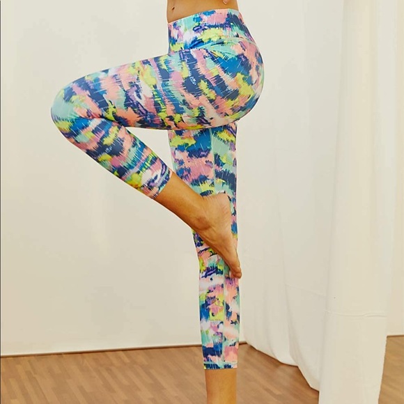 High Waisted Leggings, Ankle-Length Yoga Pants - Picture 8 of 8